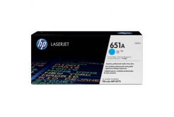 HP 651A CE341A ciano (cyan) toner originale