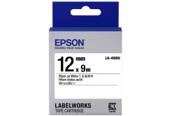 Epson LabelWorks LK-4WBN C53S654021 12mm x 9m, testo nera / nastro bianco, nastro originale