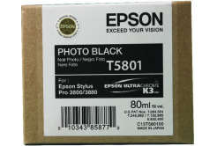 Epson T5801 foto nero (photo black) cartuccia originale