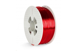 VERBATIM 3D Printer filamento PET-G 2.85mm, 123m, 1kg red transparent