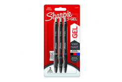 Sharpie 2136596, penna gel S-Gel, mix di colori, 3pz, 0.7mm