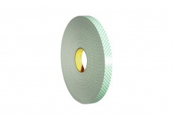 3M 4026 Nastro biadesivo in schiuma, sp. 1,6 mm, 12 mm x 33 m