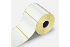 Autoadesive PP (polipropilene) etichette, 100x80mm, 500pz per TTR, bianco, rotolo