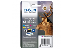 Epson T1306 C13T13064012 colore (CMY) multipack di cartucce originali