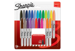 Sharpie 2065405, marcatore Fine, mix di colori, 24pz, 0.9mm, permanente, blistr