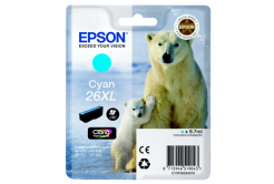 Epson T26324012, T263240, 26XL ciano (cyan) cartuccia originale