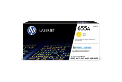 HP 655A CF452A giallo (yellow) toner originale