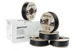 Spectrum 80757 3D filamento, 5PACK PLA Carbon Set, 1,75mm, 5x250g