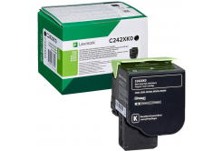 Lexmark C242XK0 nero (black) toner originale