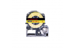 Epson LK-SC12YR, 12mm x 9m, testo rossa / sfondo giallo, nastro compatibile