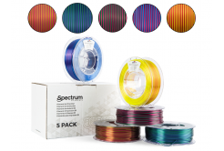 Spectrum 81433 filamento, PLA Magic SILK, 5PACK, 5 x 0.25kg, 1.75mm