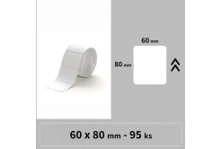 Niimbot labels RP 60x80mm 95pz Bianco per B3S