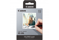 Canon XS-20L 4119C002, 20 pz, carta fotografica autoadesiva + pellicola d'inchiostro, termo-sublimazione, bianco