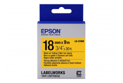 Epson LabelWorks LK-5YBW C53S655010 18mm x 9m, testo nera / nastro giallo, fortemente adesivo, nastro originale