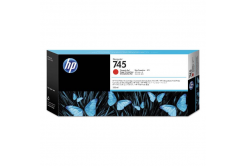 HP 745 F9K06A rosso cromatico (chromatic red) cartuccia originale