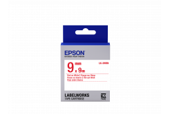 Epson LabelWorks LK-3WRN C53S653008 9mm x 9m, testo rossa / nastro bianco, nastro originale