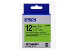 Epson LabelWorks LK-4GBF C53S654018 12mm x 9m, testo nera / nastro verde, fluorescente, nastro originale