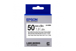 Epson LabelWorks LK-9WBVN C53S659003 50mm x 7m, testo nera / nastro bianco, vinile, nastro originale