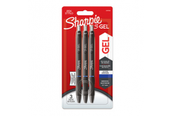 Sharpie 2137256, penna gel S-Gel, blu, 3pz, 0.7mm