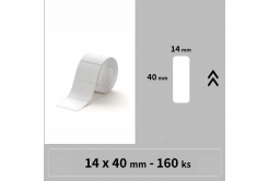 Niimbot labels RP 14x40mm 160pz Bianco per D11, D11-M, D110, D110-H