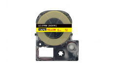 Epson LK-SC6YR, 6mm x 9m, testo rossa / sfondo giallo, nastro compatibile