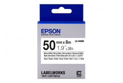 Epson LabelWorks LK-9WBN C53S659001 50mm x 8m, testo nera / nastro bianco, nastro originale