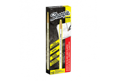 Sharpie S0305061, marcatore China Marker, bianco, 12pz, 2mm, rimovibile, cera