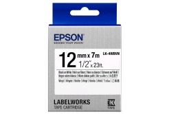 Epson LabelWorks LK-4WBVN C53S654041 12mm x 7m, testo nera / nastro bianco, vinile, nastro originale