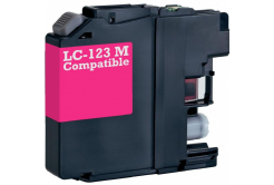 Brother LC-123 magenta (magenta) cartuccia compatibile