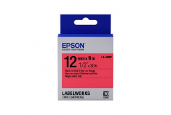 Epson LabelWorks LK-4RBP C53S654007 12mm x 9m, testo nera / nastro rosso pastello, nastro originale