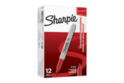 Sharpie S0810940, marcatore Fine, rosso, 12pz, 0.9mm, permanente