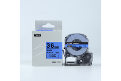 Epson LTS36BW, 36mm x 5m, testo blu / sfondo bianco, nastro compatibile