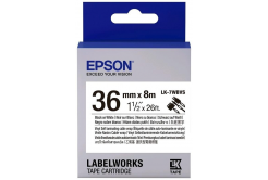 Epson LabelWorks LK-7WBVS C53S657014 36mm x 8m, testo nera / nastro bianco, auto-laminante, nastro originale