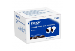 Epson C13S050751 2pz nero (black) toner originale