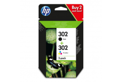 HP n\.302, X4D37AE multipack cartuccia originale