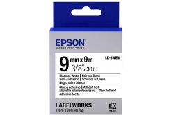 Epson LabelWorks LK-3WBW C53S653007 9mm x 9m, testo nera / nastro bianco, fortemente adesivo, nastro originale