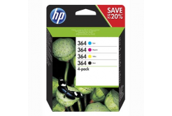 HP inchiostro originale bfoglior, N9J73AE#301, No.364 Combo pack, CMYK, HP Combo-pack,B8550,C5380,D5460