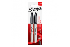 Sharpie 1985860, marcatore Fine, nero, 2pz, 0.9mm, permanente, blistr