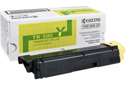 Kyocera Mita TK-580Y giallo (yellow) toner originale